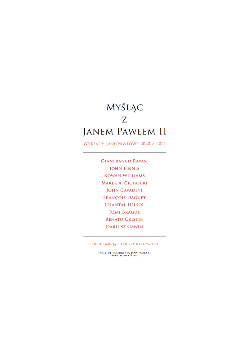 Myśląc z Janem Pawłem II // 2020 / 2021