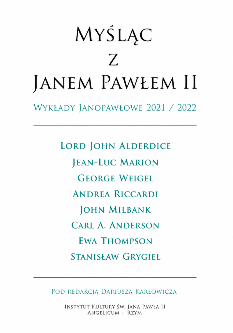 Myśląc z Janem Pawłem II // 2021 / 2022